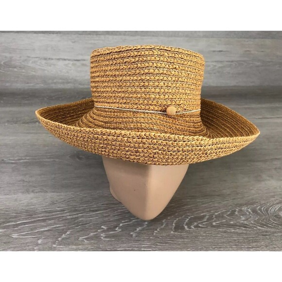 Annabel Ingall Sun Hat Women’s OS Australia Beige Tan Raffia Straw NWT Annabel Ingall Hemp Sun Hat - Neutrals Hats, Accessories  main image 4
